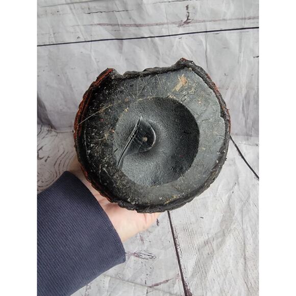 Vintage German 9" Eternal Candle Hand Carved by Gunter Kerzen, Schwatzwald READ - Picture 7 of 8